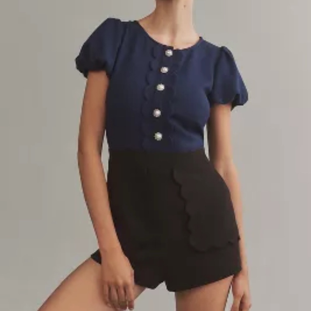 Anthropologie Maeve Romper Size S NWT